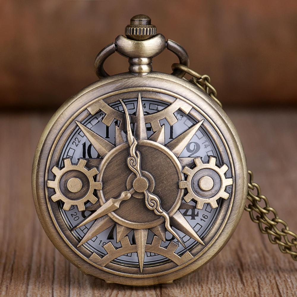 This Antique Pocket Watch brings a polished clock design and decorative character to the wall.