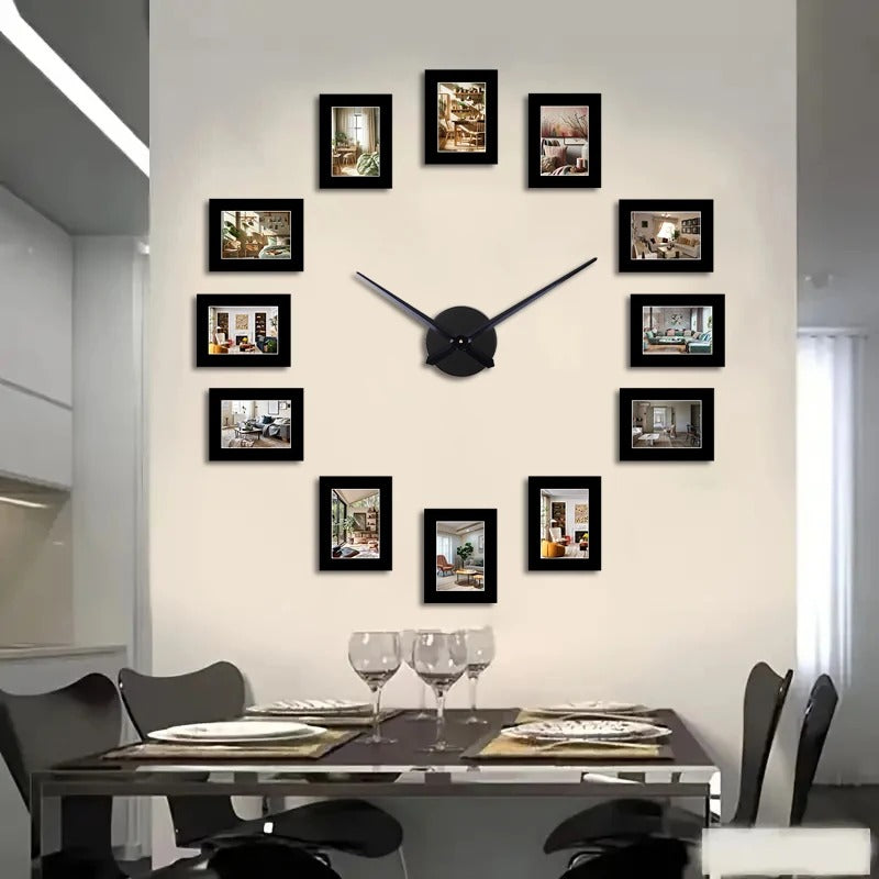 The Photo Frame Clock displayed as a functional yet eye-catching feature for the home.