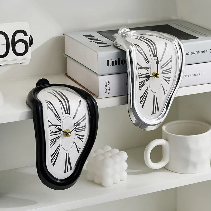 A Dali Clock that brings a distinctive finishing touch to a stylish interior.