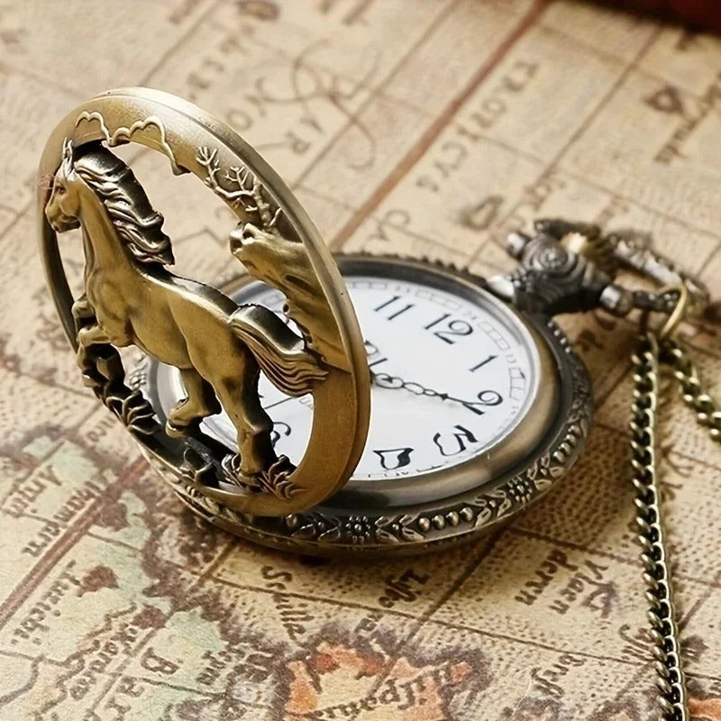 Horse Pocket Watch