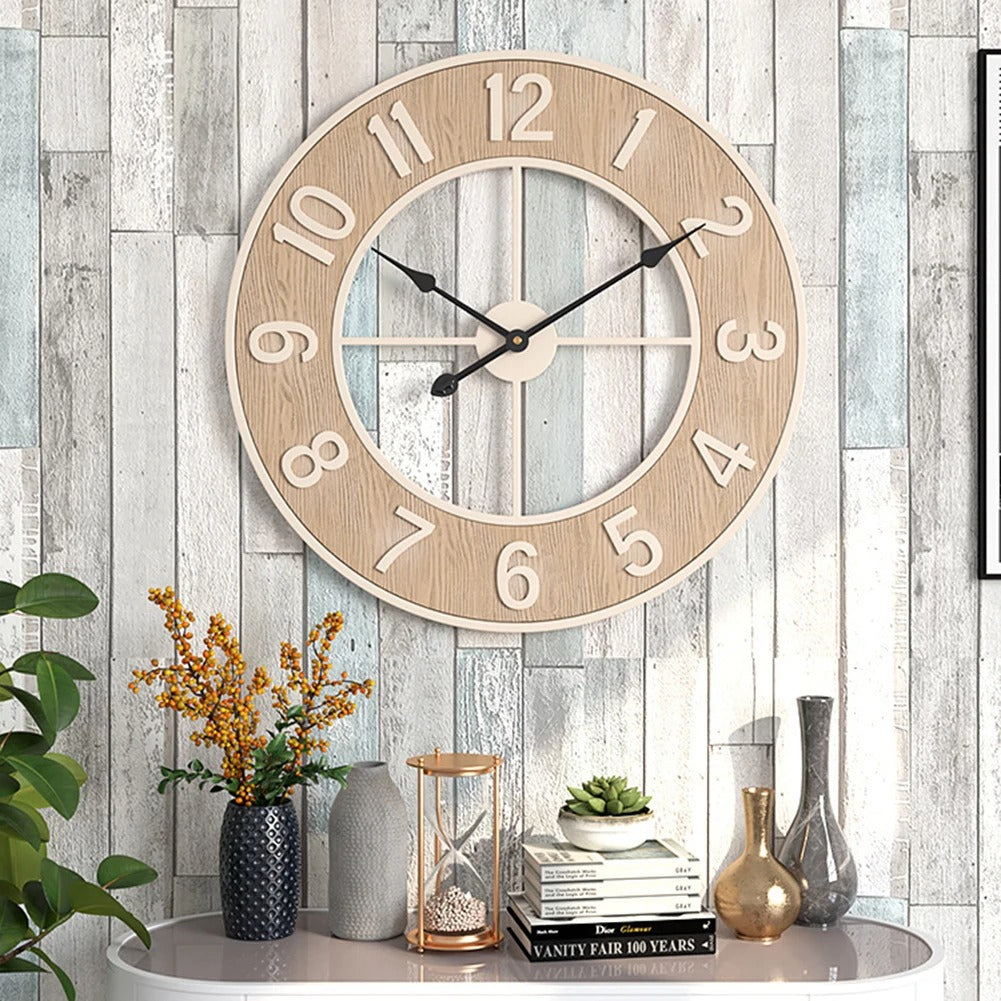 Wood Large Clock