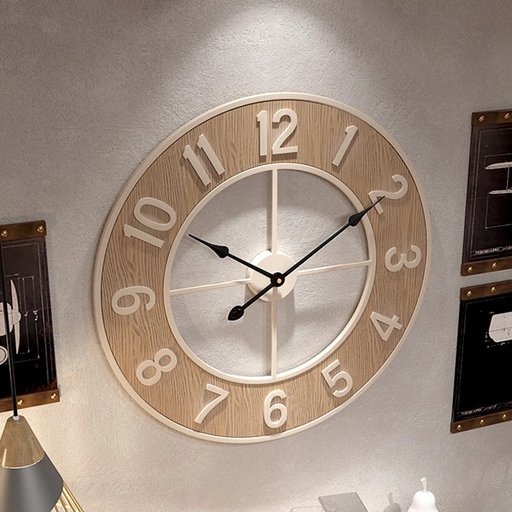 Wood Large Clock