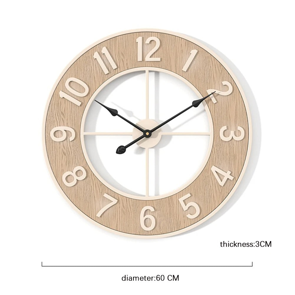 Wood Large Clock