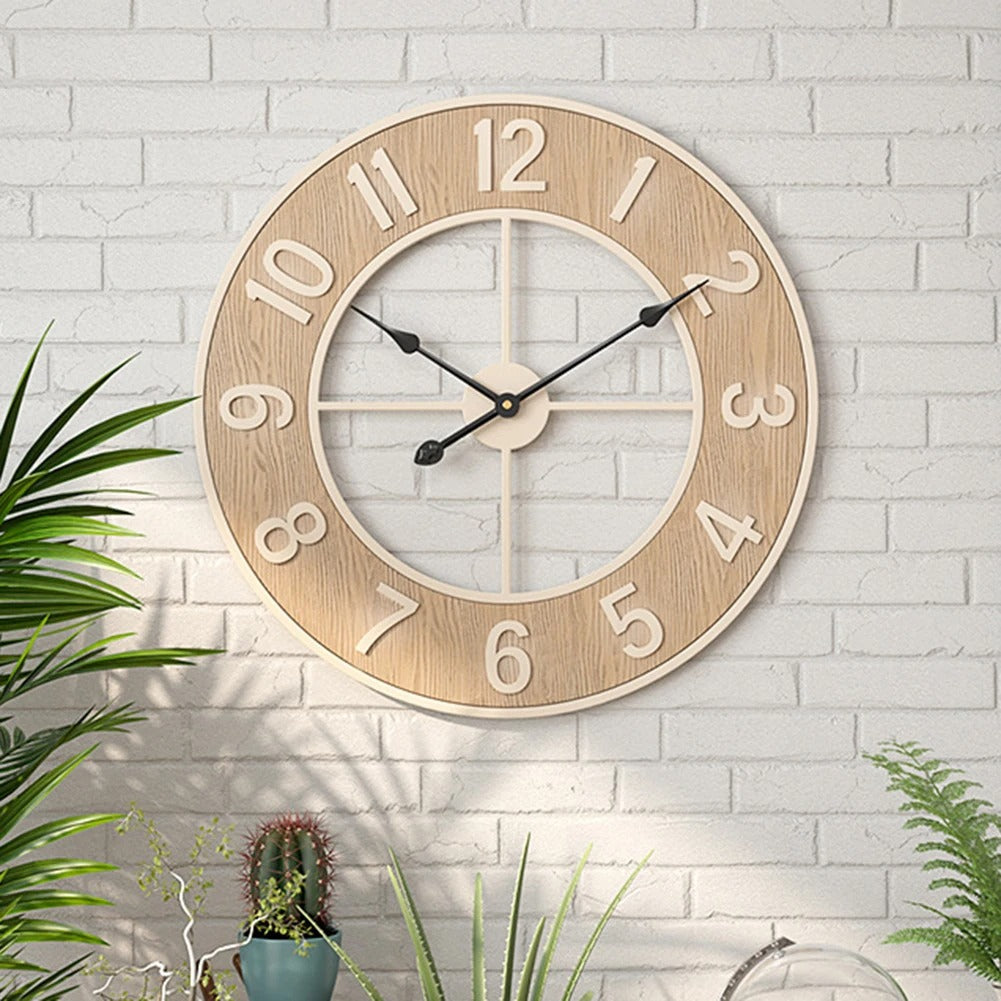 Wood Large Clock