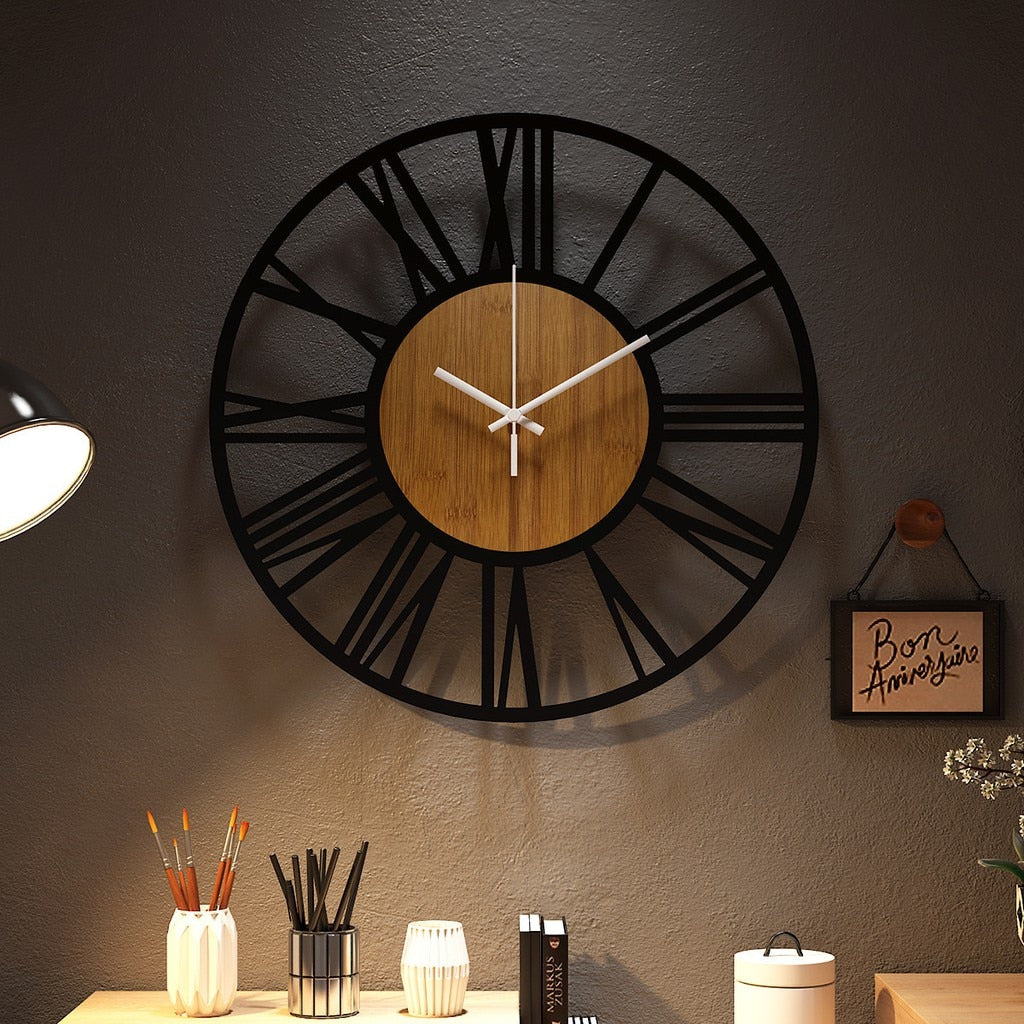 Roman Numerals Large Clock