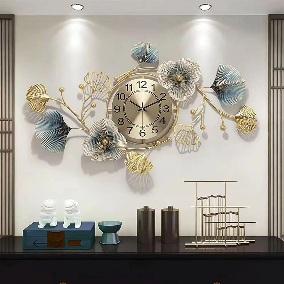 The Decorative Large Wall Clock, presented as a decorative timepiece for a thoughtfully designed home.