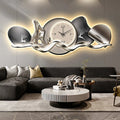 A LED Large Wall Clock that brings a distinctive finishing touch to a stylish interior.