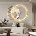 This Illuminated Large Wall Clock combines practical timekeeping with characterful wall decor.