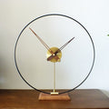 The Designer Luxury Tabletop Clock, presented as a decorative timepiece for a thoughtfully designed home.
