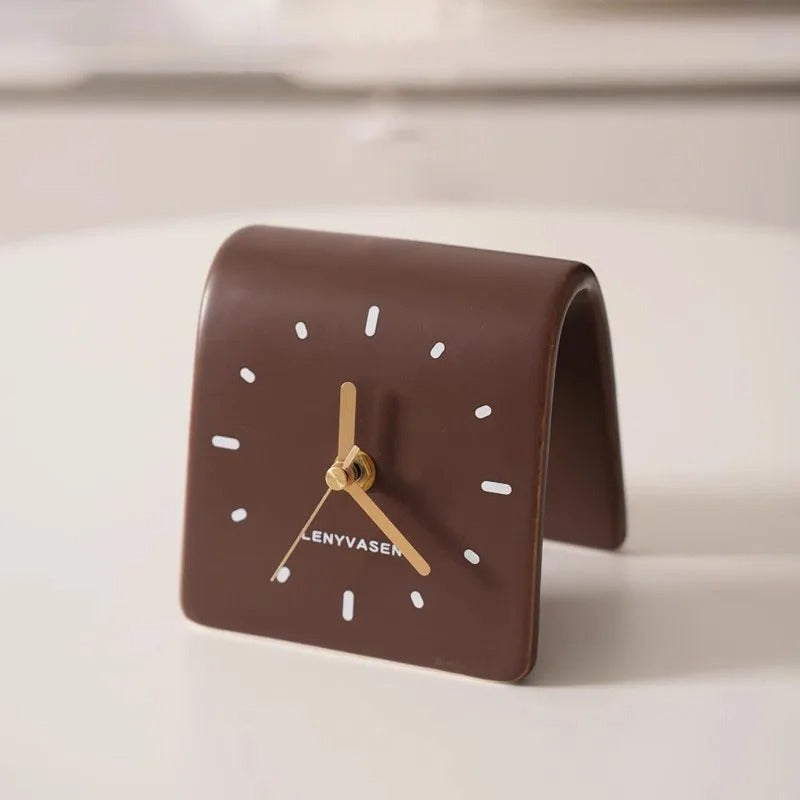 Ceramic Tabletop Clock