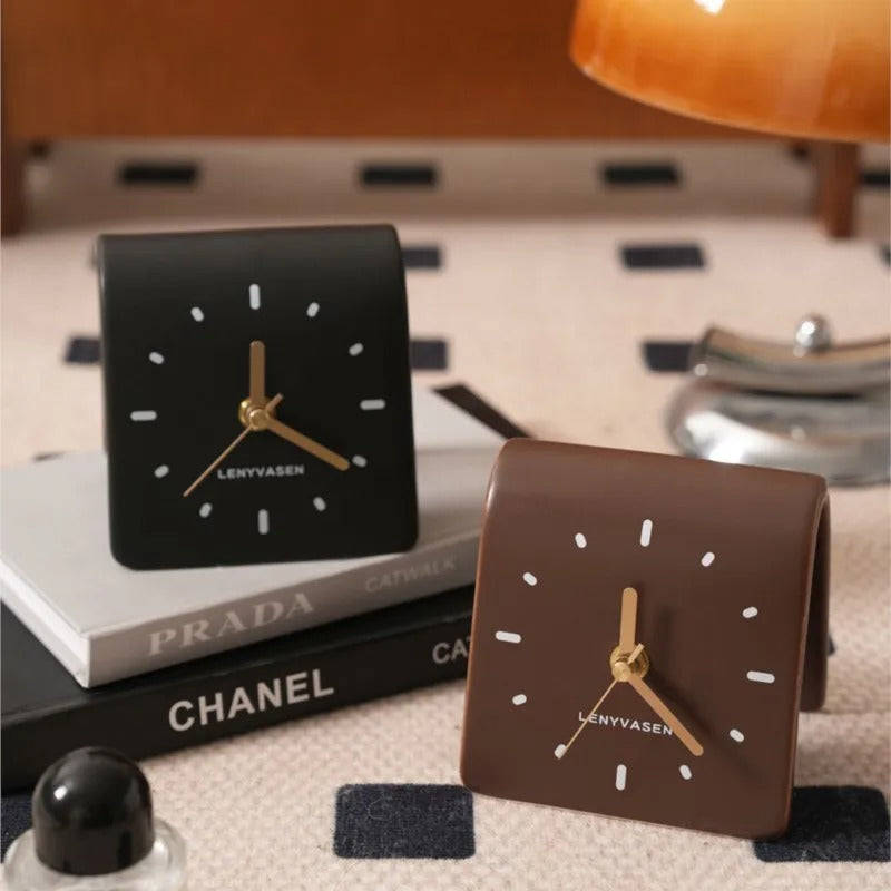 Ceramic Tabletop Clock