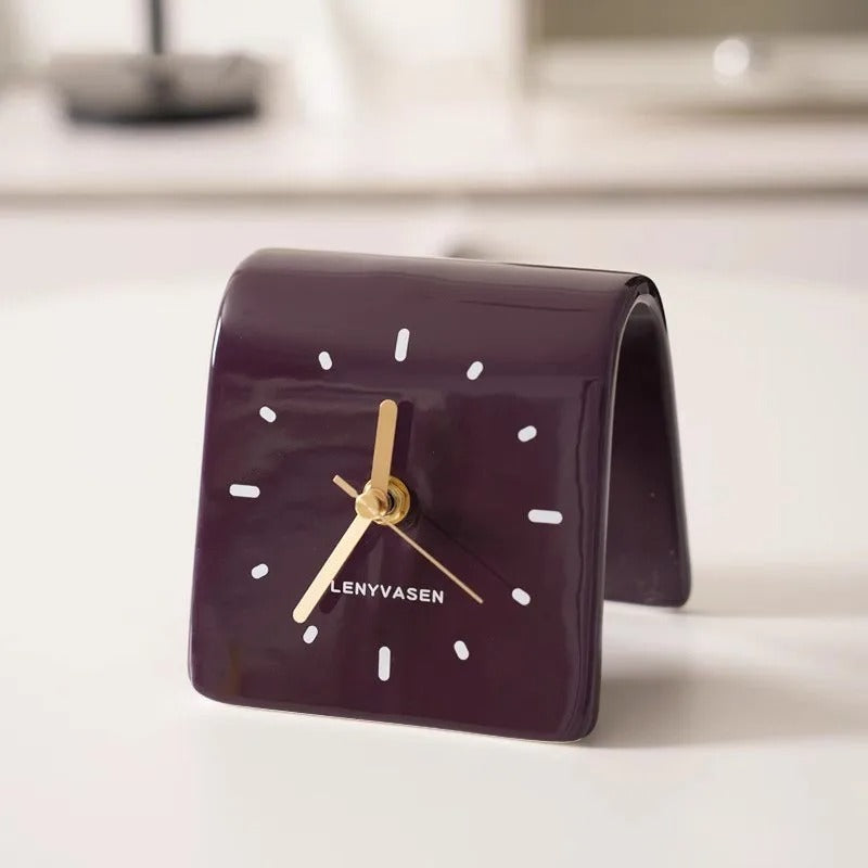 Ceramic Tabletop Clock