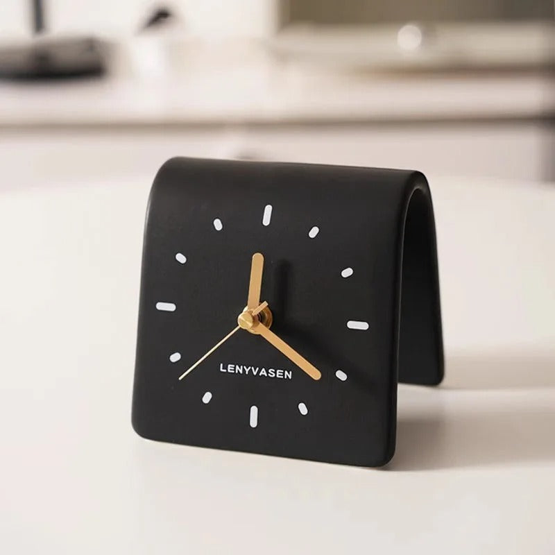 Ceramic Tabletop Clock