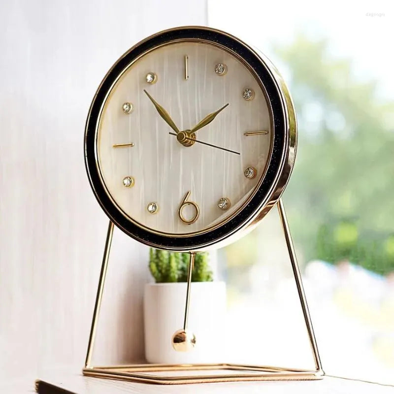 Luxury Tabletop Clock with Pendulum