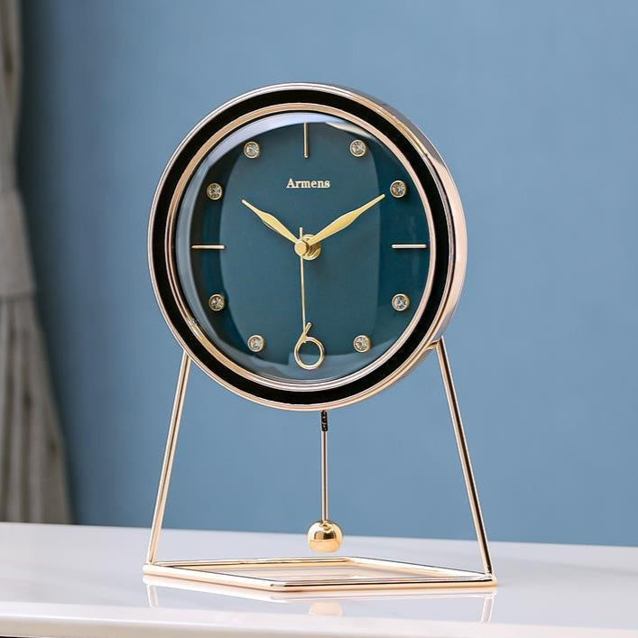 Luxury Tabletop Clock with Pendulum