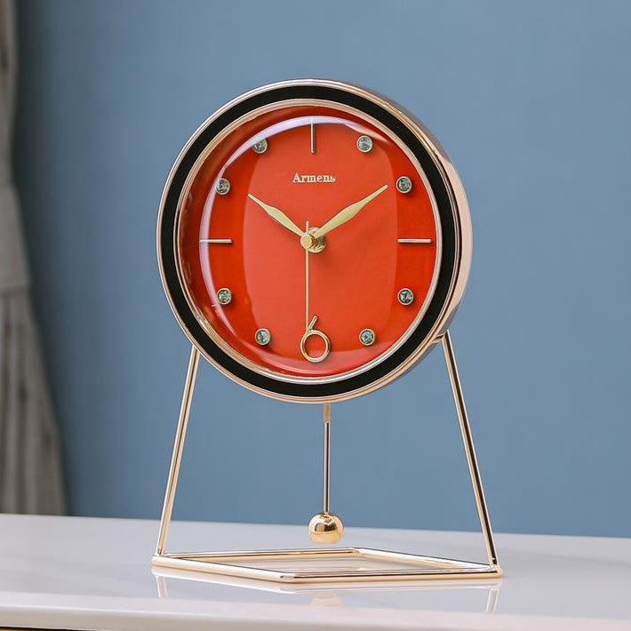 Luxury Tabletop Clock with Pendulum