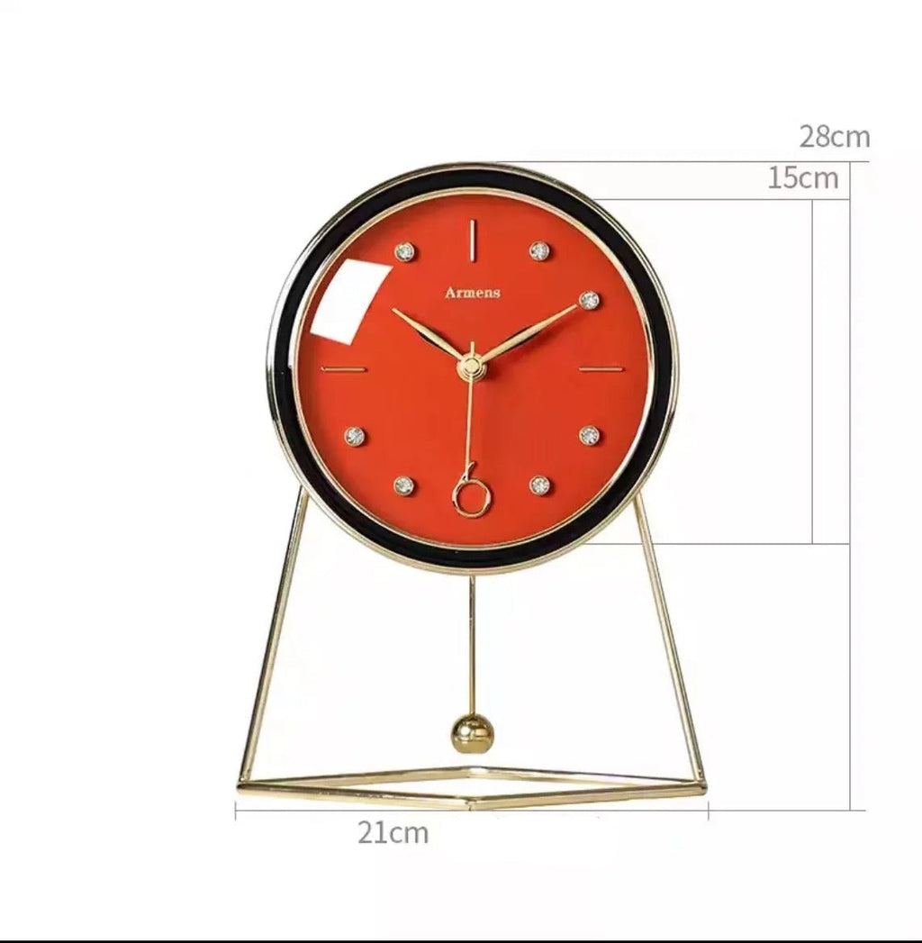 Luxury Tabletop Clock with Pendulum