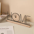 The Modern Tabletop Clock, a statement clock that lends personality to a carefully styled interior.