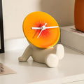 This Unique Tabletop Clock combines practical timekeeping with characterful wall decor.