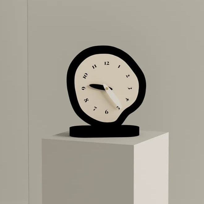 The Scandinavian Tabletop Clock displayed as a functional yet eye-catching feature for the home.