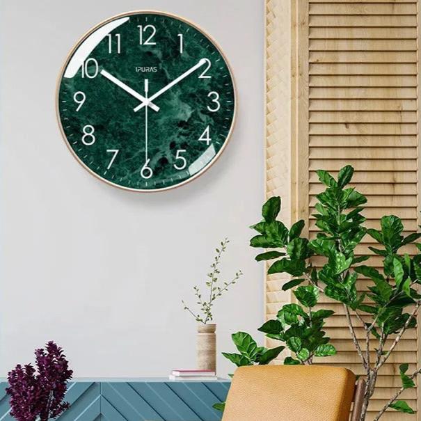A closer view of the Quartz Clock, created to become a striking focal point in any room.