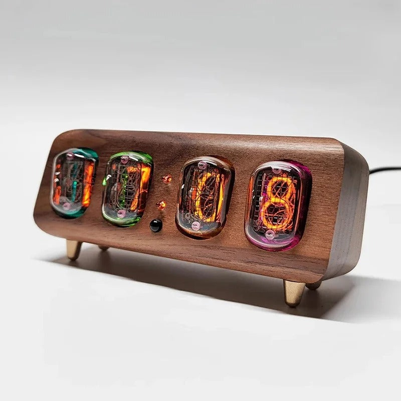 This Tube Clock combines practical timekeeping with characterful wall decor.