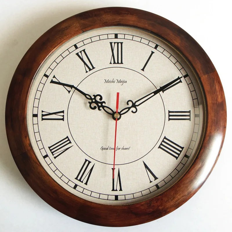 A closer view of the Antique Clock, created to become a striking focal point in any room.
