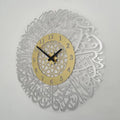 This Arabe Clock brings a polished clock design and decorative character to the wall.