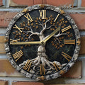 This Arbre of Vie Clock adds a tailored balance of function and visual interest to home decor.