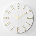 A White Clock with a distinctive presence, made to enhance a curated interior.