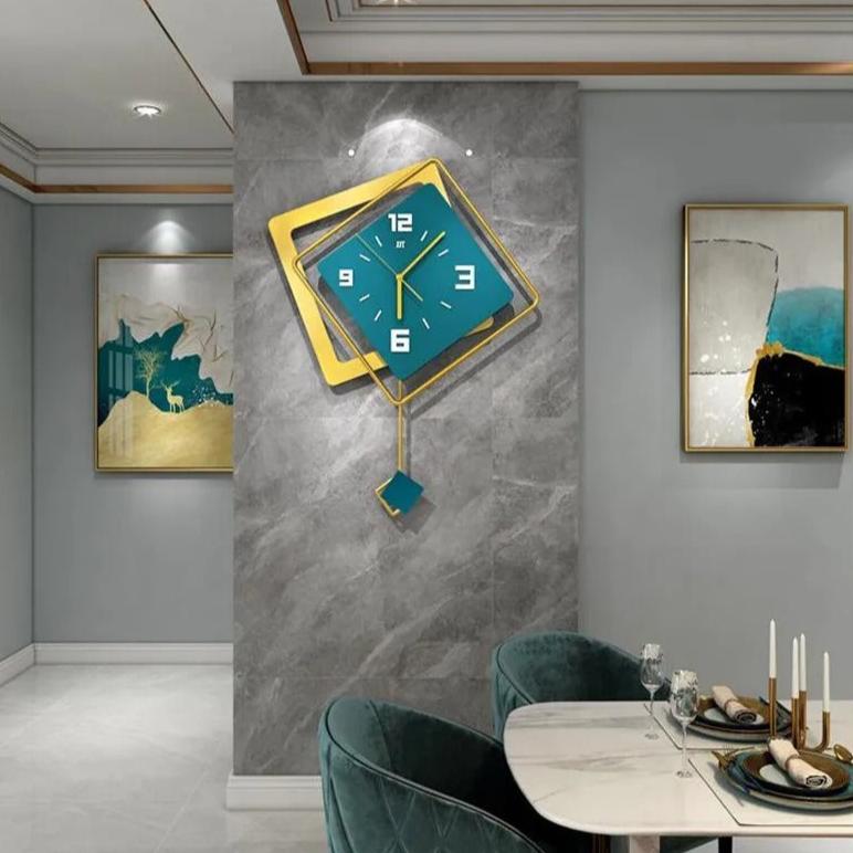 This Blue Canard Clock combines practical timekeeping with characterful wall decor.