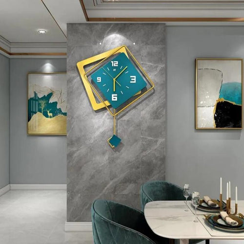 This Blue Canard Clock combines practical timekeeping with characterful wall decor.