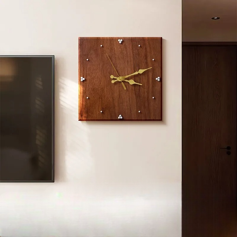 Wood Squaree Clock
