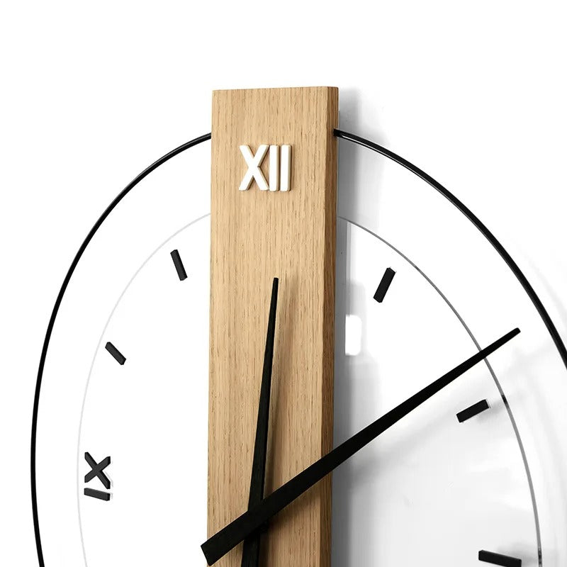 Wood Roman Numerals Clock