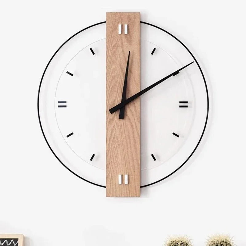 Wood Roman Numerals Clock
