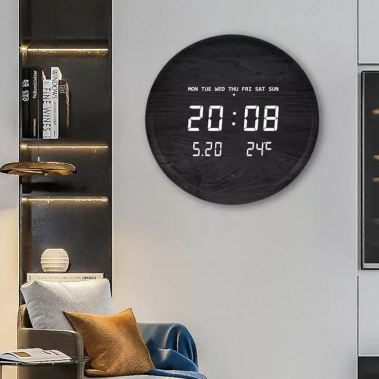 Wood LED Clock
