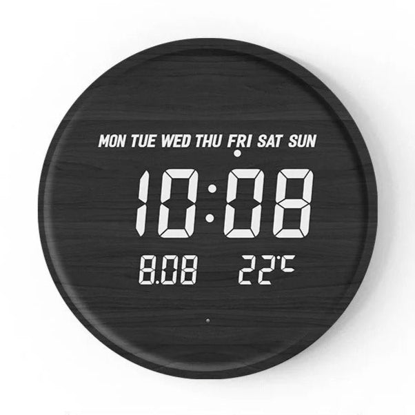 Wood LED Clock