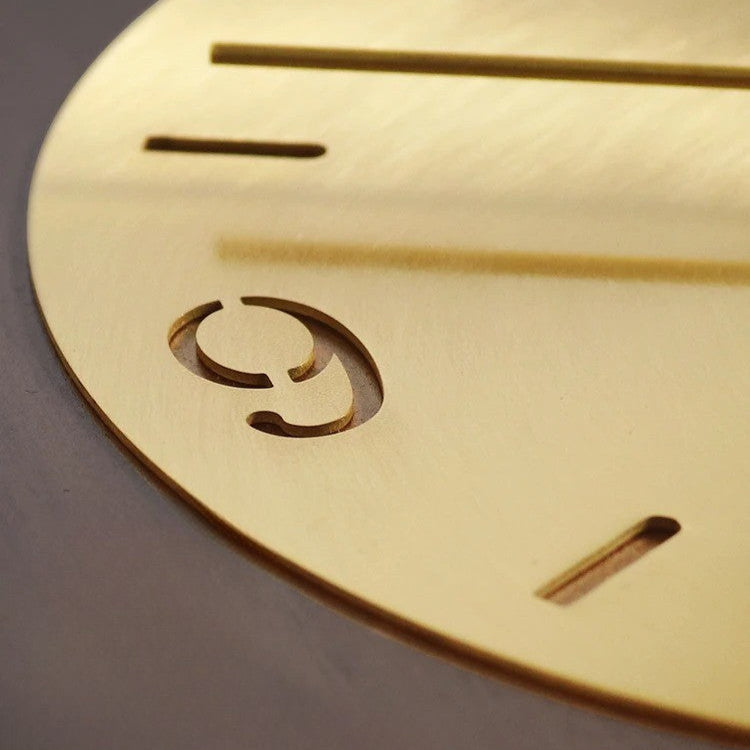 Wood Metal Clock