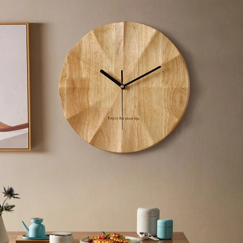 Wood Modern Clock