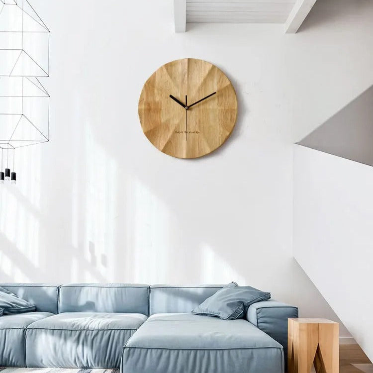 Wood Modern Clock