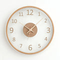 A Wood Clock that brings a distinctive finishing touch to a stylish interior.