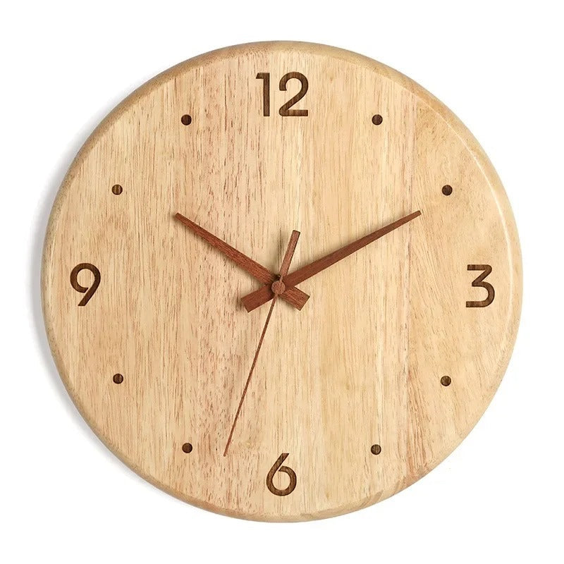 Wood Naturel Clock