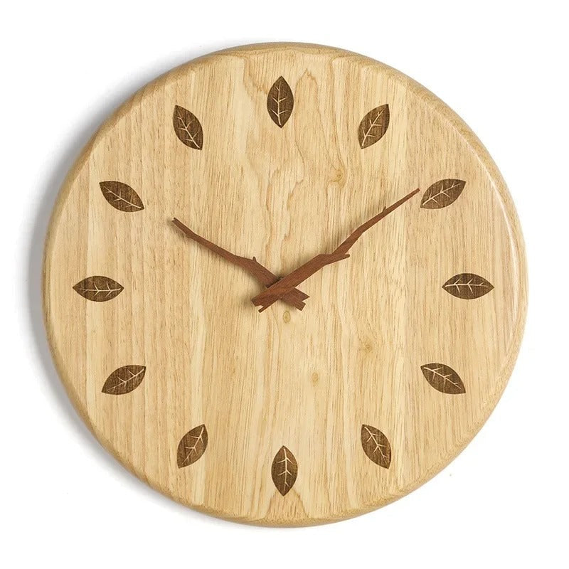 Wood Naturel Clock
