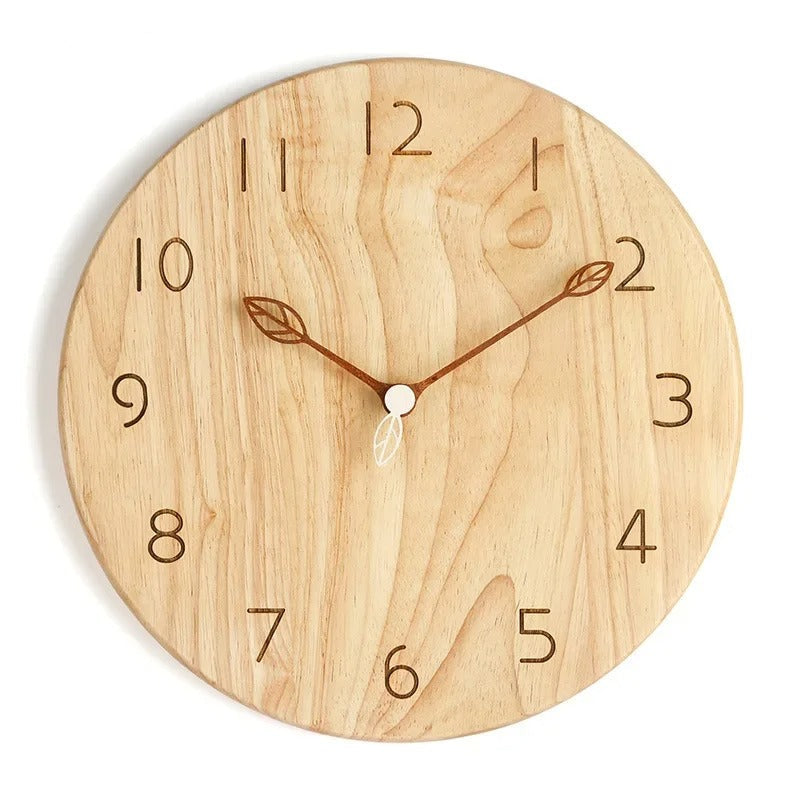 Wood Naturel Clock