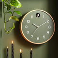 The Wood Unique Clock displayed as a functional yet eye-catching feature for the home.