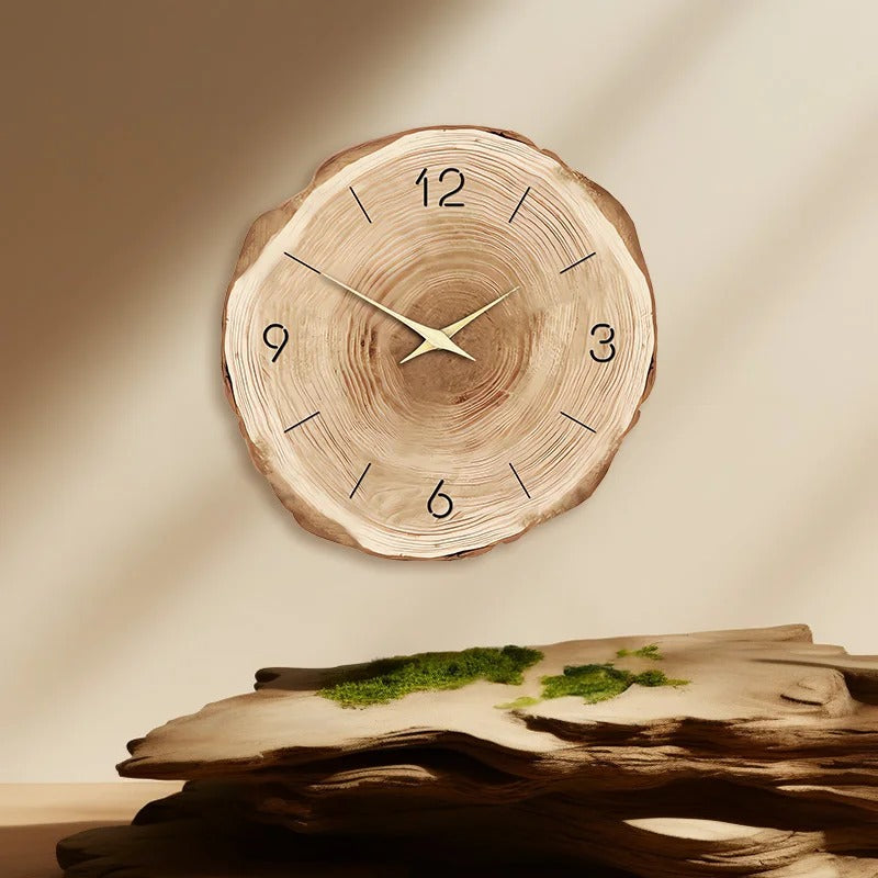 Wood Scandinavian Clock