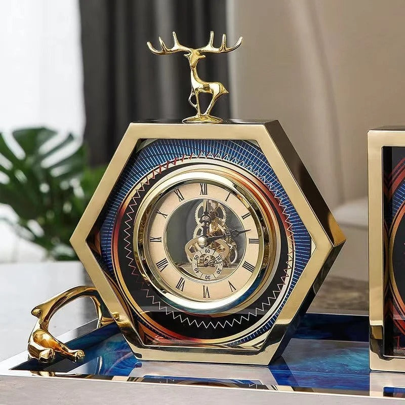 A Desk Clock that brings a distinctive finishing touch to a stylish interior.