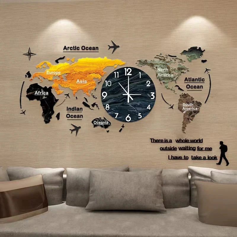 Carte of the Monde Clock