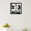 The Cat Cute Clock, a statement clock that lends personality to a carefully styled interior.