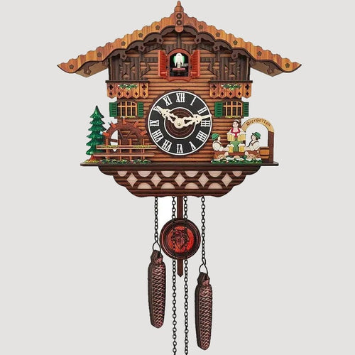 A closer view of the Ancien Cuckoo Clock, created to become a striking focal point in any room.